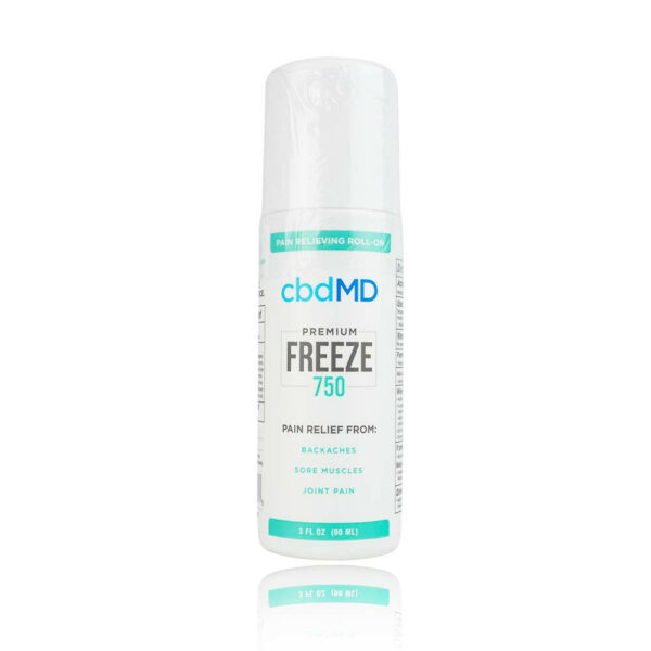 cbdMD Freeze Pain Relief Roll-On – 750mg, Cooling Relief | Newton, MA